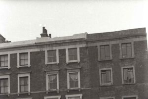 Town house at 12 Tolmers Square, 1973