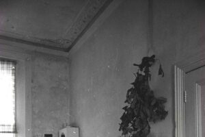 Kitchen constructed of this and that, 10 Tolmers Square, 1979