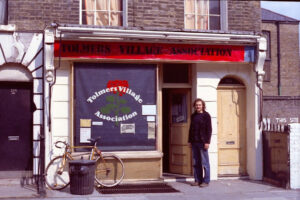 Local office. Local office for the Tolmers Village Association at 102 Drummond Street