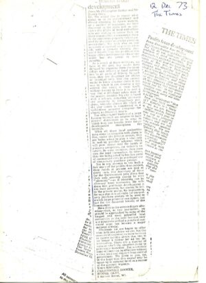 Profits from development