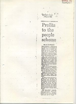 Profits to the people scheme