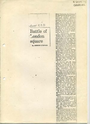 Battle of London square