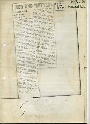 Camden sticks with Stock Conversion