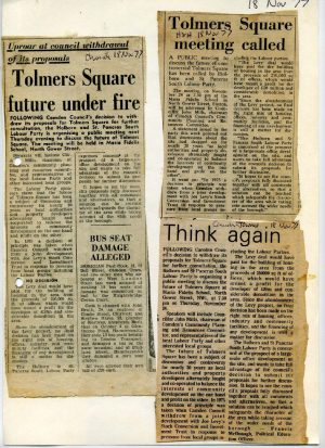 Tolmers Square future under fire