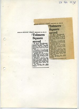 Tolmers Square saved